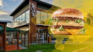 Die Burger-Pattys aus Rindfleisch werden für alle heimischen McDonald’s-Restaurants in Enns ...