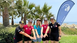 Kondi-Camp auf Zypern: Katharina Gallhuber, Lisa Hörhager, Katharina Liensberger, Katharina ...