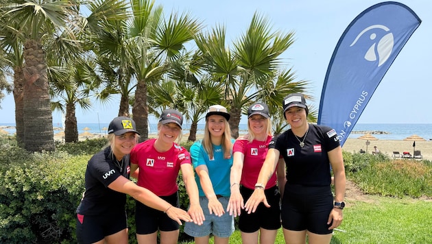 Kondi-Camp auf Zypern: Katharina Gallhuber, Lisa Hörhager, Katharina Liensberger, Katharina ...