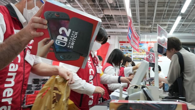 Die Nachfrage nach Nintendos Switch 2 „scheint enorm hoch zu sein“.