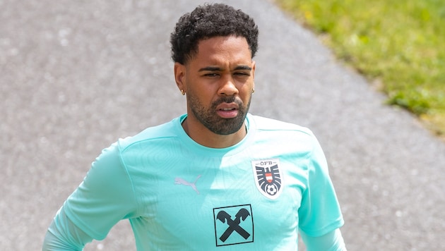 Phillipp Mwene will die Geburt seines Sohnes mit einem Nationalteam-Treffer ehren.