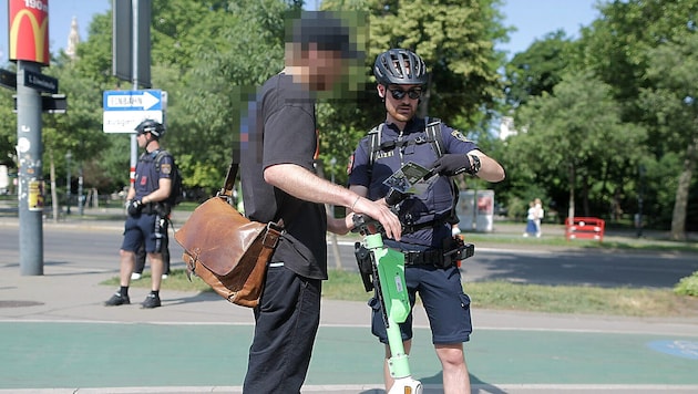 Aktion Scharf im Ländle: Die Polizei erstattete insgesamt 13 Anzeige. Das Symbolbild zeigt eine ...