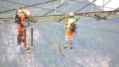 Die 110-kV-Leitung über dem Siedlungsgebiet von Kramsach wurde abmontiert.