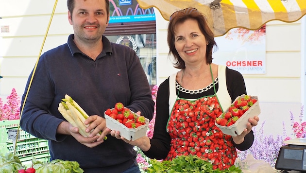 Unterhaltsamer Besuch am Frischemarkt Groß-Enzersdorf 