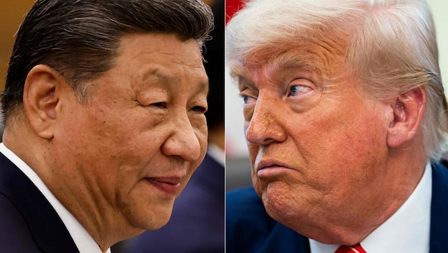 Der chinesische Präsident Xi Jinping und US-Präsident Donald Trump telefonierten am Donnerstag.
