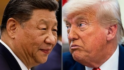 Der chinesische Präsident Xi Jinping und US-Präsident Donald Trump telefonierten am Donnerstag.  (Bild: AFP/TINGSHU WANG, ALLISON ROBBERT)