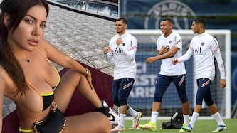 Wanda Nara soll angeblich Mauro Icardis (l.) ehemaligen Teamkollegen Achraf Hakimi (r.) daten. (Bild: AFP/APA/FRANCK FIFE, Instagram/wanda_nara)