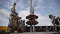Mit dem Freifallturm „Fortress Tower“ rauscht man 80 Meter in die Tiefe.