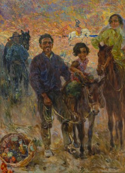 Plinio Nomellini: Rückkehr vom Feld.
