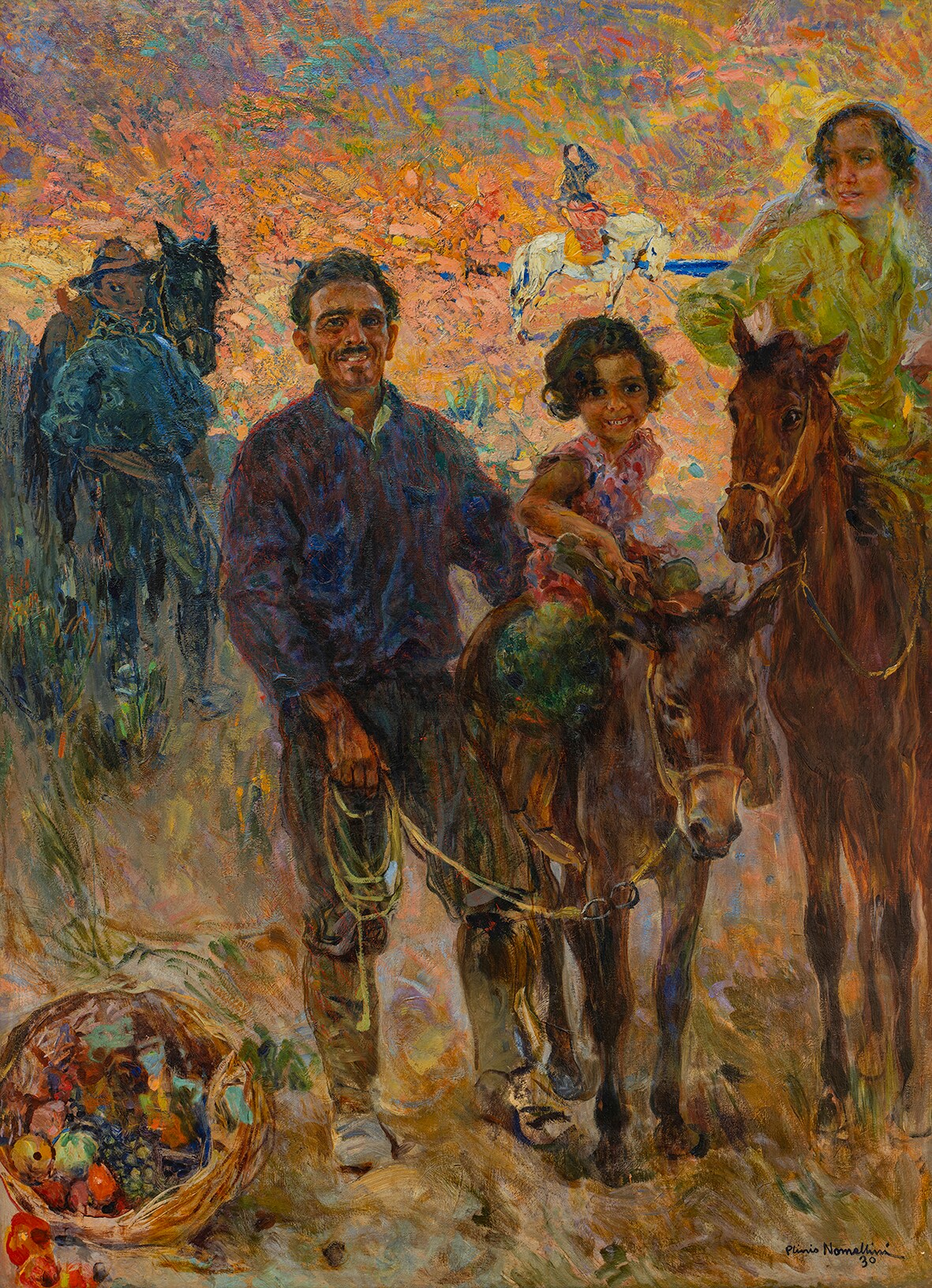 Plinio Nomellini: Rückkehr vom Feld.