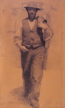 Pellizza da Volpedo: Studium zum Vierten Stand.