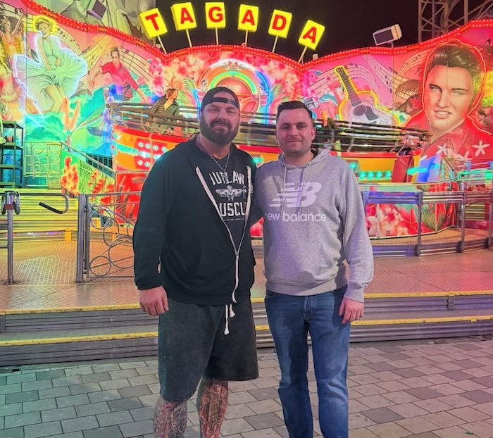 Der Arbeitsplatz von Marcus Vetter (re.) ist passenderweise der Prater