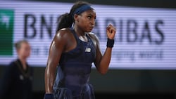 Coco Gauff bezwang Lois Boisson in zwei Sätzen. (Bild: AP/Lindsey Wasson)