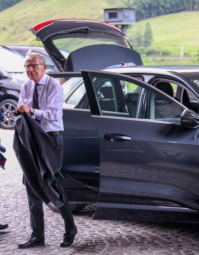 Wilfried Haslauer kam direkt nach Peter Kaiser an.