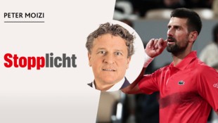 „Krone“-Sportchef Peter Moizi schwärmt von Novak Djokovic (re.).