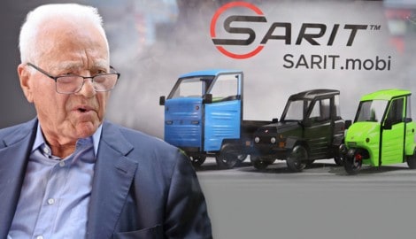 Der Unternehmer Frank Stronach hat große Pläne mit kleinen E-Autos. (Bild: Krone KREATIV/Zwefo )