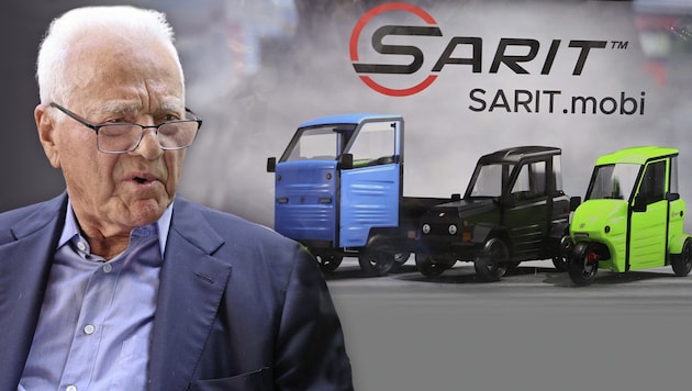 Der Unternehmer Frank Stronach hat große Pläne mit kleinen E-Autos.