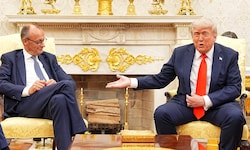 Merz und Trump im Oval Office