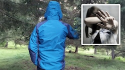 Der Vater des missbrauchten Mädchens will – zum Schutz seines Kindes – anonym bleiben. Darum erlaubte er nur ein Foto von hinten. (Bild: Krone KREATIV/zVg und Pressefoto Scharinger)