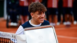 Maximilian Taucher durfte sich in Roland Garros bereits über seine dritte und vierte Siegestrophäe freuen (Bild: GEPA)