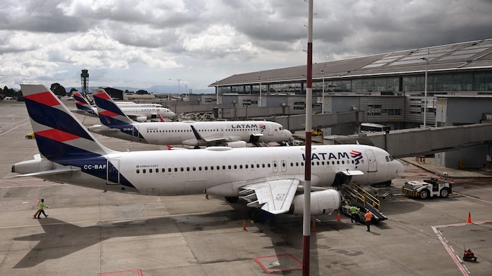 Am Flughafen in Bogota war für die Koksschmugglerin Endstation.