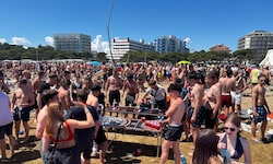 Die bei österreichischen Touristen beliebte norditalienische Badeortschaft Lignano Sabbiadoro ...