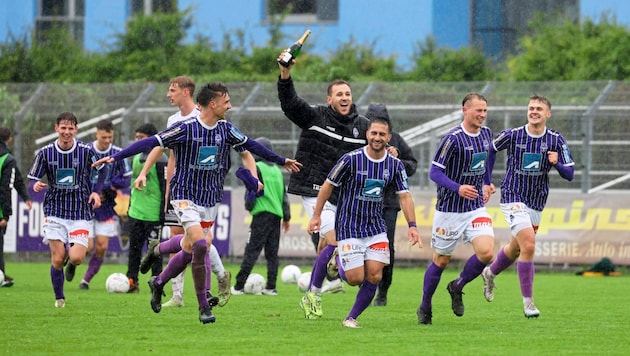 Die Austria will am Samstag wie im Juni 2024 über den Westliga-Titel jubeln.