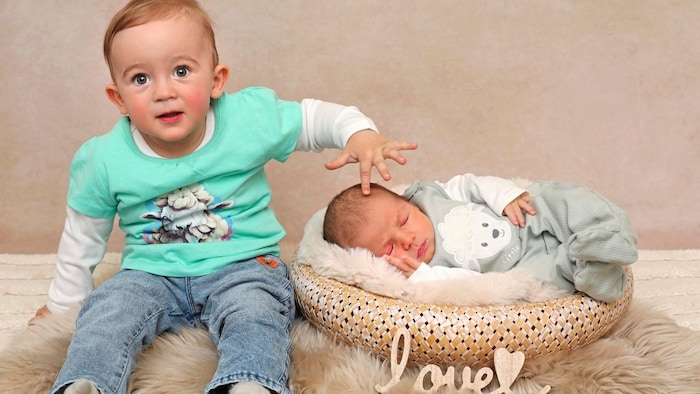 Klara mit Baby Raphael 
