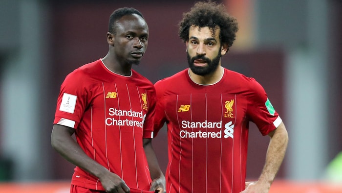 Sadio Mane (l.) und Mohamed Salah