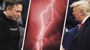 Die einzigartige „Bromance“ zwischen zwei Siegertypen ist lautstark in die Brüche gegangen. (Bild: AP Photo/Matt Rourke, File)