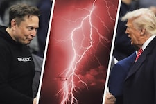 Die einzigartige „Bromance“ zwischen zwei Siegertypen ist lautstark in die Brüche gegangen. (Bild: AP Photo/Matt Rourke, File)