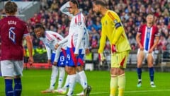 Norwegen führte Italien vor. 