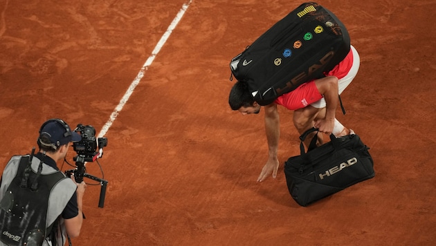 Novak Djokovic wurde nach seinem Aus in Paris emotional. 