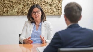 Monika Cisar-Leibetseder zur Bankenabgabe: „Es schlagen zwei Herzen in meiner Brust.“  (Bild: Jürgen Fuchs)