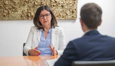 Monika Cisar-Leibetseder zur Bankenabgabe: „Es schlagen zwei Herzen in meiner Brust.“  (Bild: Jürgen Fuchs)