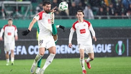 Für Stefan Savic (re.) und Borac war erst gegen Rapid Endstation.