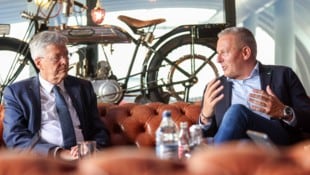 Bei vielen Themen einer Meinung: Kaiser (li.) und Kunasek (Bild: Tröster Andreas)