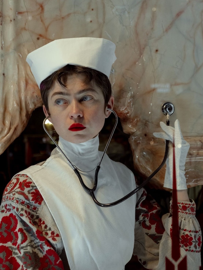 Siamchuk als Krankenschwester 