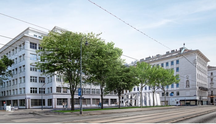 So wird die Station Frankhgasse im 9. Bezirk an der Grenze zur Innenstadt nach Fertigstellung ...