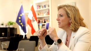Deutliche Worte Richtung Russland: Beate Meinl-Reisinger