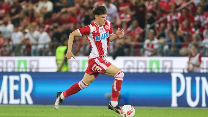 Zuletzt erkämpfte sich der 20-jährige Jano beim GAK einen Stammplatz – nun fällt er verletzt ...