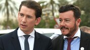 Im Schlepptau von Kanzler Kurz: René Benko bei einem Staatsbesuch in Abu Dhabi (2019)