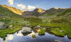 Das 2400 Meter hoch gelegene Platzertal in Tirol: Hier am Talschluss ist ein Speichersee für das ...