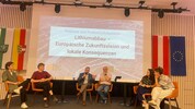 Viele interessierte Bürger kamen zur Podiumsdiskussion am Freitagabend nach Frantschach-St. ...