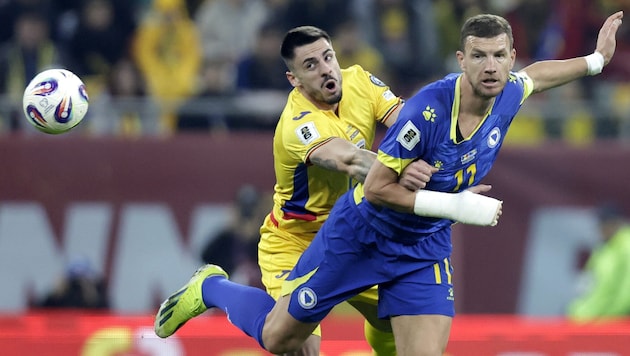 Edin Dzeko (r.) erzielte das einzige Tor.