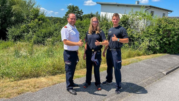 Vater Alex und die Kinder Amelie und Marcel haben ihr Leben der Feuerwehr verschrieben: „Wir wollen Leben retten.“