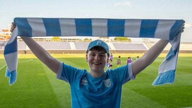 Der Wiener Tristian Ceselkovski ist Rapid- und San Marino-Fan.
