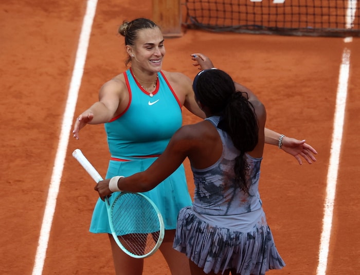 Aryna Sabalenka gab sich als faire Verlierin.