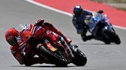Marc (l.) gewann vor Alex Marquez (r.).