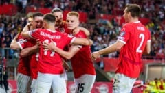 Ein ordentlicher Start in die WM-Qualifikation darf auch einmal ordentlich bejubelt werden …
